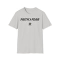 FAITH > FEAR Christian athlete shirt with 2 Timothy 1:7 back design.
Faith over Fear Christian baseball tee.
Christian sports apparel by Faith and Fastballs.
