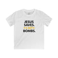 Jesus Saves, I Hit Bombs™ – Christian Baseball Shirt